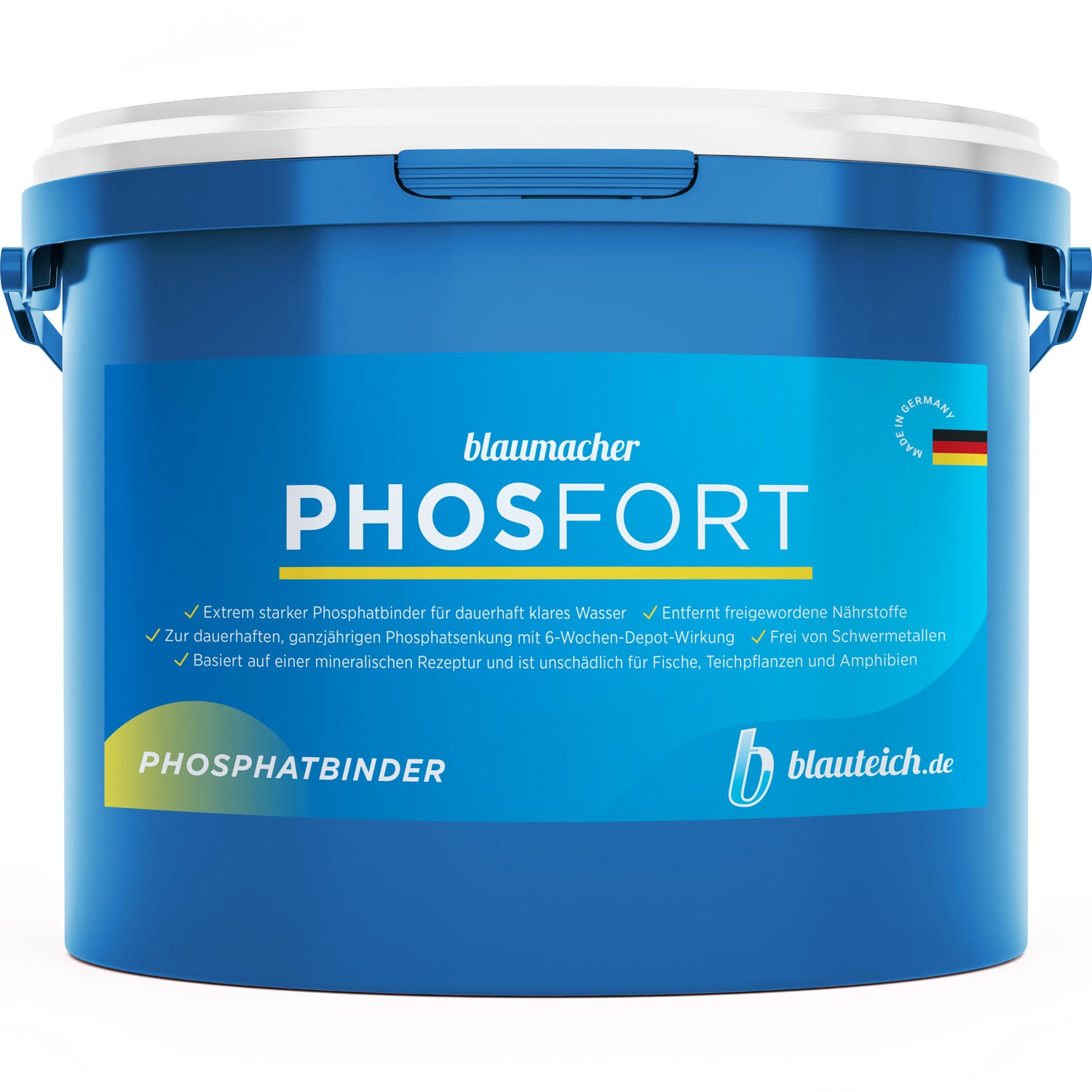 blaumacher PHOSFORT – Phosphatbinder für den Teich
