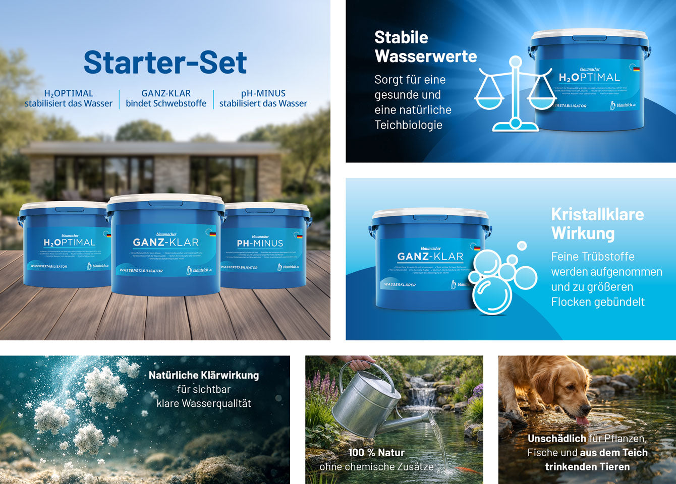 blaumacher Starter-Set Produktvorteile Desktop