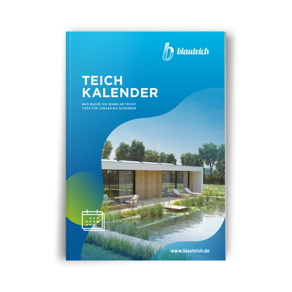 Blauteich Teichkalender – monatliche Tipps für einen gesunden Teich (Print + Digital)