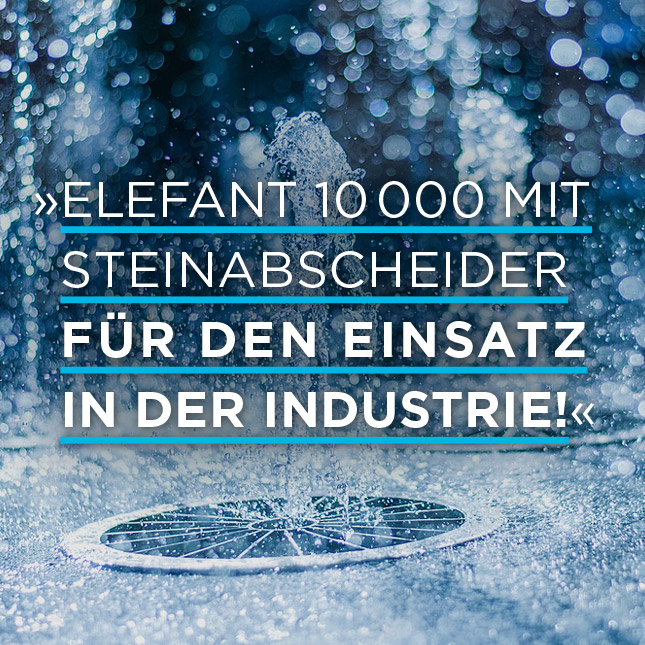 Teichschlammsauger mit 10000 L/H für Industriebecken