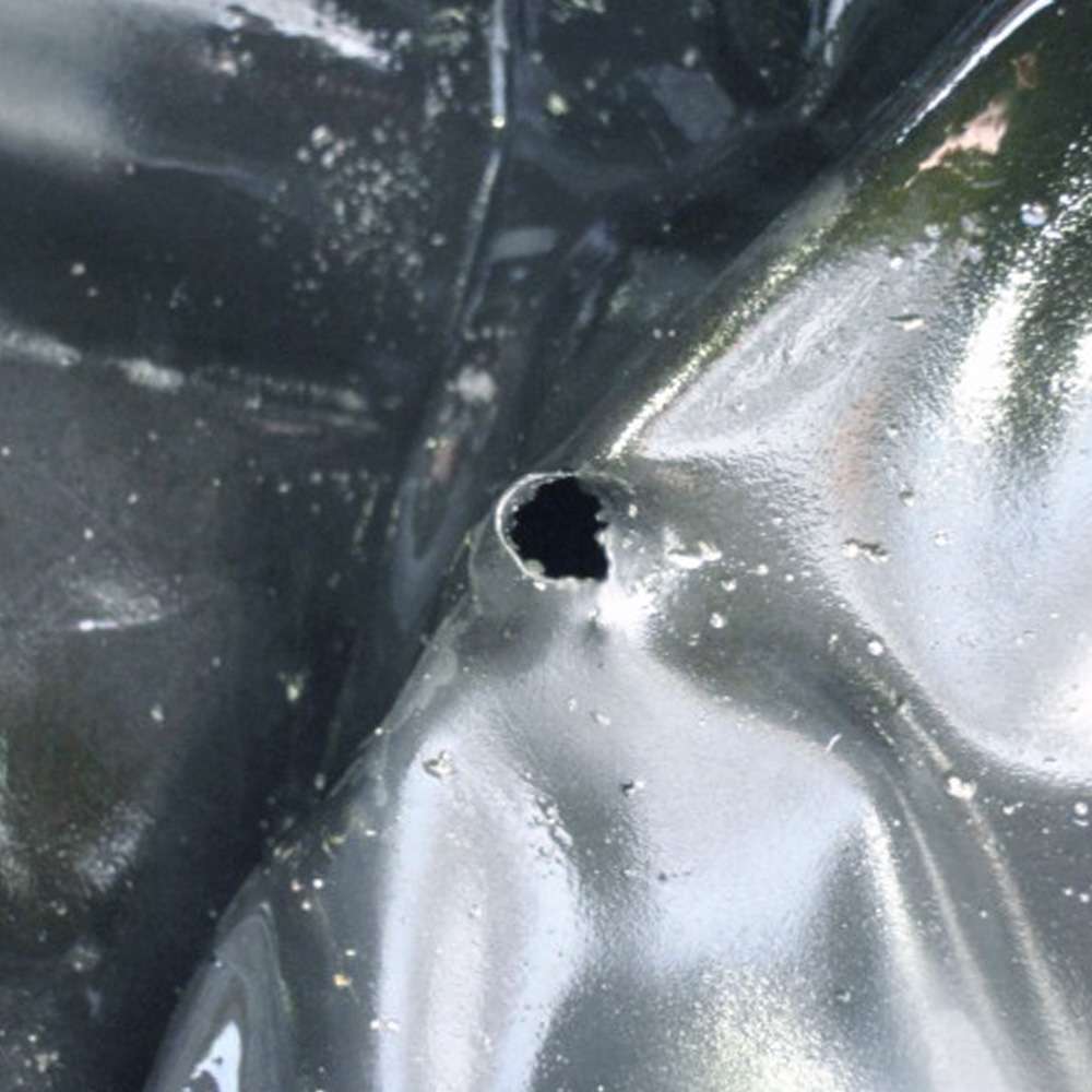 Teichfolie reparieren Löcher finden und reparieren blauteich.de