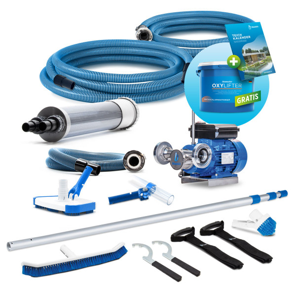 Teichschlammsauger Elefant TS−6000 tragbar Eco Set
